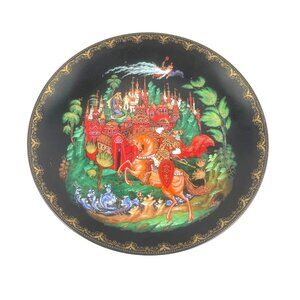 Tianex Russian Legends Fairytale "Rusian And Ludmilla" Plate 1988 No 50